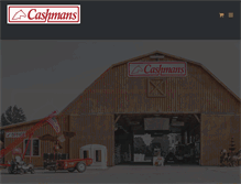 Tablet Screenshot of cashmans.com